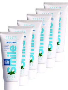 BULK PACK 6x Breath Pearls Smile WHITENING Toothpaste